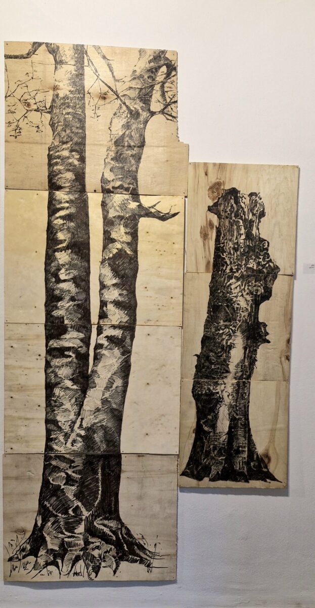 ترکیب مواد روی چوب                   206x110 سانتی متر