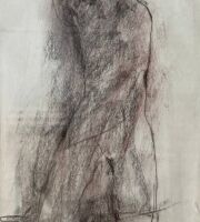 26x20  سانتی متر                              مداد و پاستل روی کاغذ